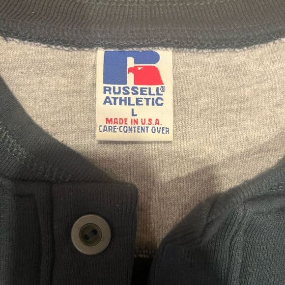 Vintage Russell button up pullover - Picture 3 of 5